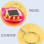 168 Pet Game Machines, Virtual Feeding Animals, Feeding Elves Classics Video Game Machines and Cute Backpack Keys, Creative Holi