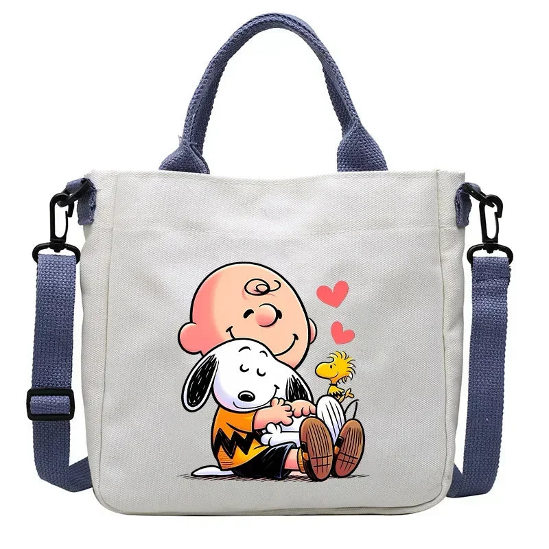Snoopy Handbag Cartoon Children's Shoulder Bag Boys Girls.