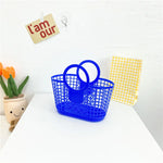 Summer Fashion Children's Beach Handbag Cute Baby Girls Plastic Hand Carrying Tote Bag.