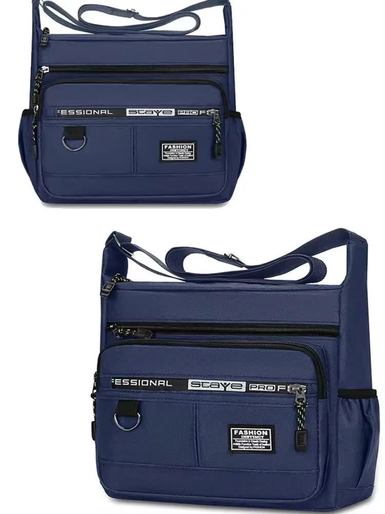 Men Single Shoulder Fashion Collect Storage bag.