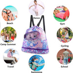 Children's Swimming Bag Kids Waterproof Storage Shoulder Packs Hand Luggage Backpack.
