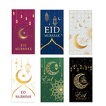 6pcs/18pcs Eid Mubarak Cash Envelopes Money Cards Ramadan Moon Decoration Eid Al-fitr Invitation Supplies