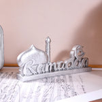 Resin-made antique gold and silver ramadan decorative item, suitable for gift-giving during Ramadan and Eid al-Adha