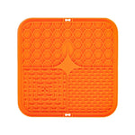 Pet Lick Silicone Mat Dogs Pet Slow Food Plate for Dog Bathing Distraction Silicone Dog Sucker Food Training Dog Feeder Supplies