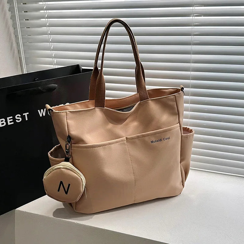 Women Shoulder Crossbody Bag Japanese Canvas Tote Messenger Bag for Student.