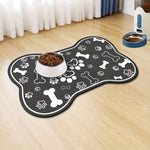 Pet Feeding Mat Non slip, Scratch resistant, Quick drying Pet Meal Mat, Suitable for Dogs and Cats - Easy to Clean