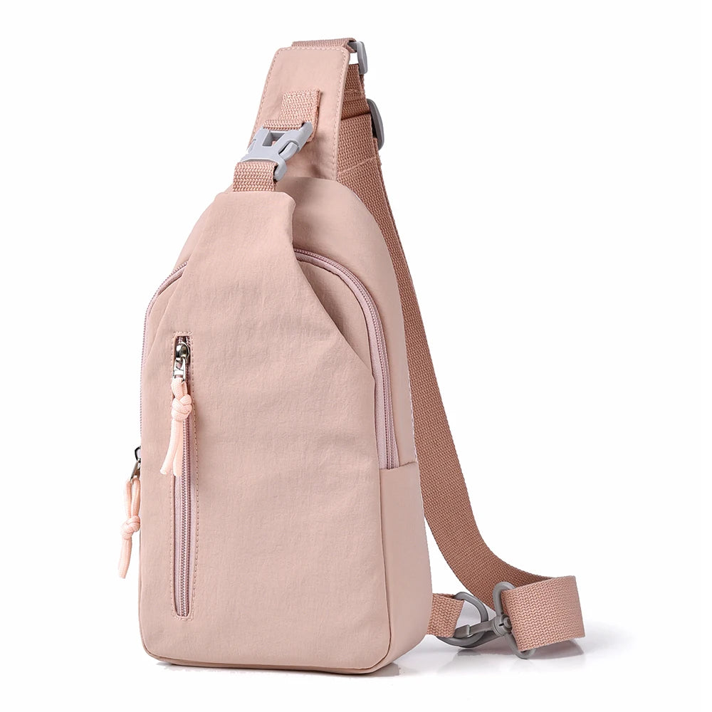 Men's casual messenger bag-multifunctional chest bag.