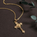 Religion Jesus Cross Pendant Necklace For Women & Men