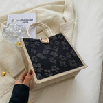 Button Bags Handbag for Women Shopper Tote Fashion Designer Bag.