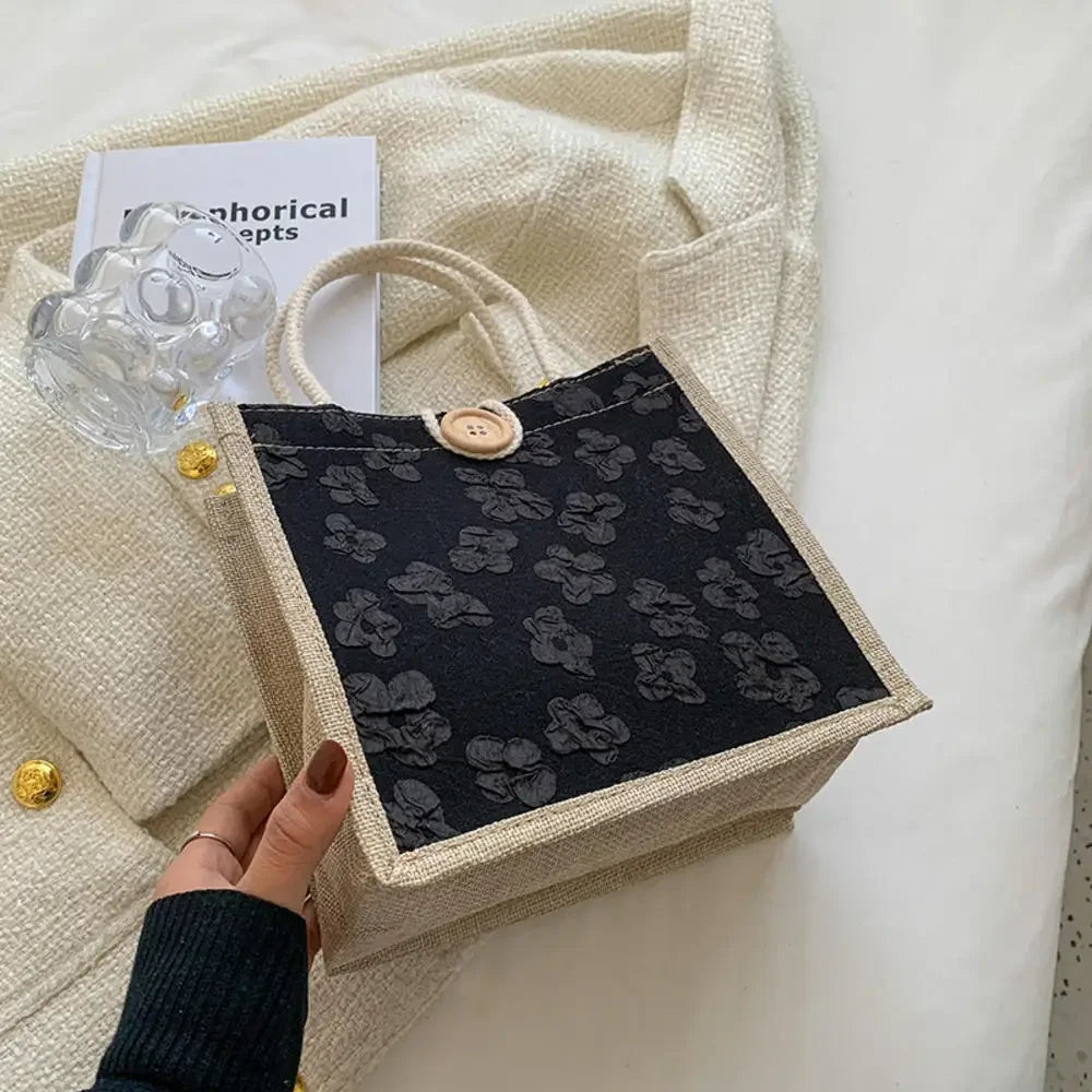 Button Bags Handbag for Women Shopper Tote Fashion Designer Bag.