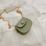 New Mini Fashion Shoulder Bags for Kids Coffee Black Yellow Children's Small Cross Body Earphone Lipstick Storage Bags