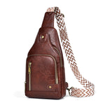 New Shoulder Bag Man  Casual Chest Business Male MultiFunctional Bag.
