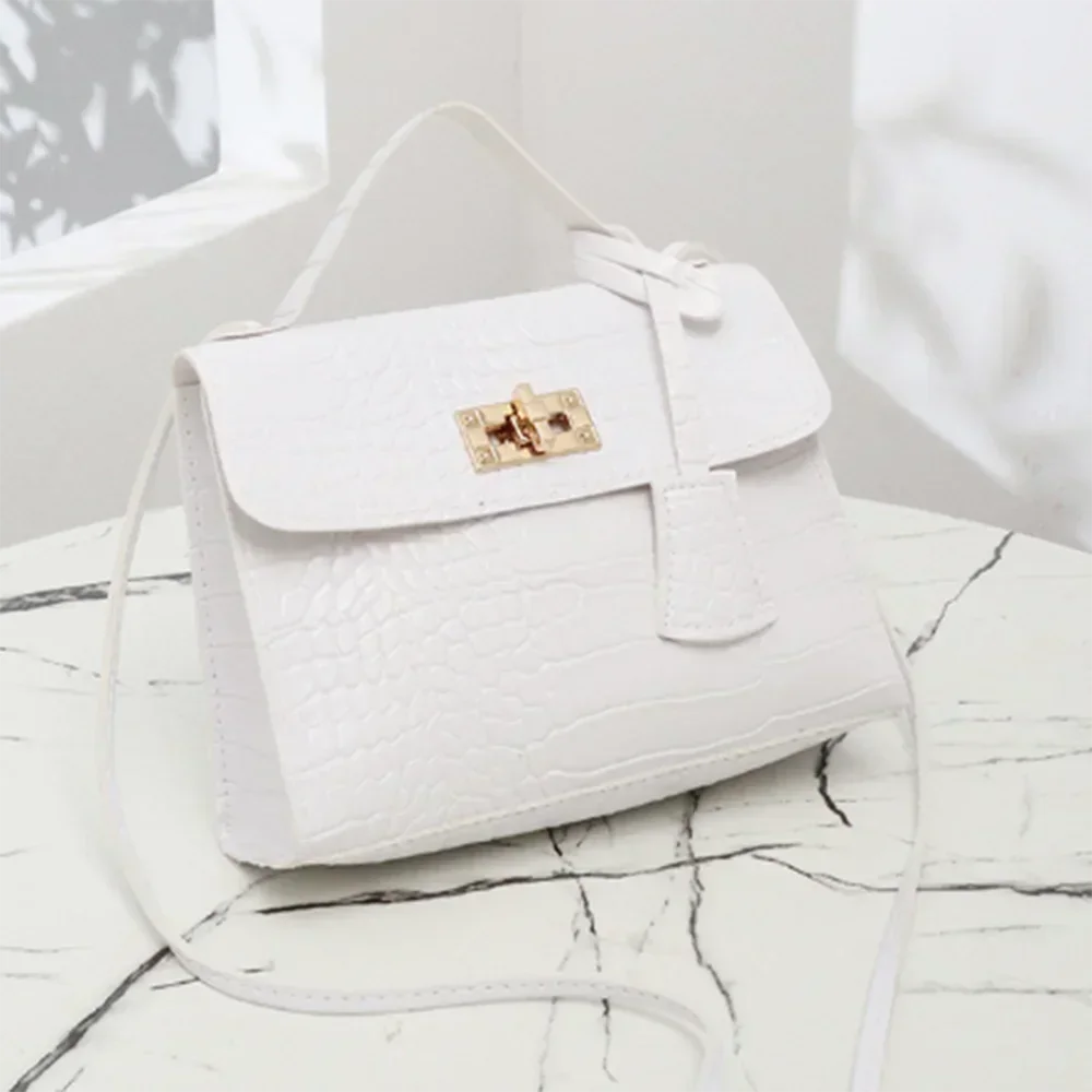 Crocodile print  hand bag for Women.