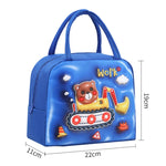 Kids Lunch Bag For School Portable Thermal Bag Children Cartoon Insulated Lunch Bag.