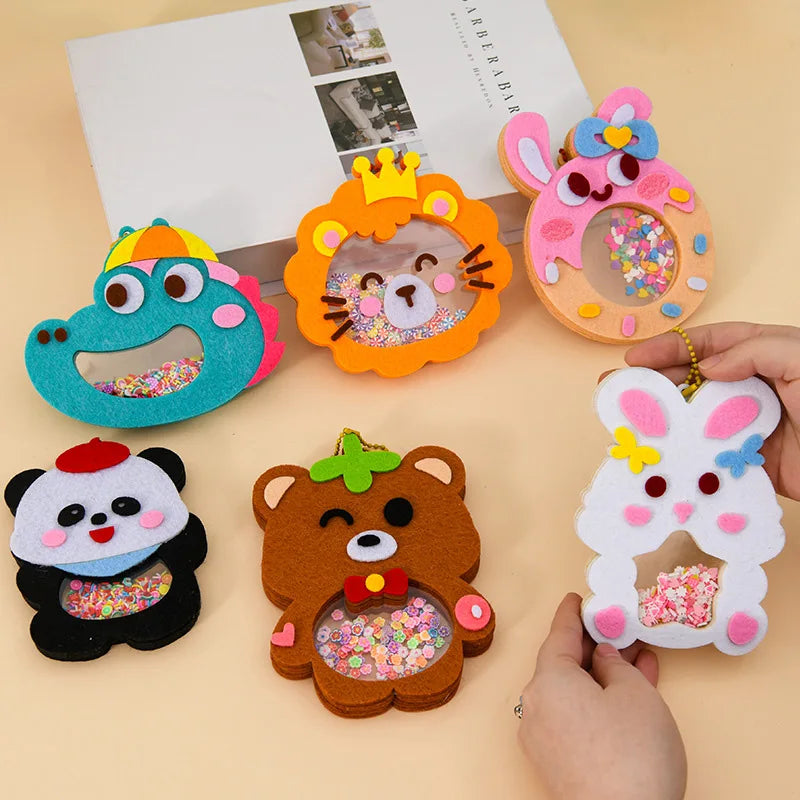 Animal Shake Pendant Art Craft Kits for Kids