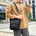 New Men's Handbag Trendy Casual Crossbody Shoulder Waterproof High-quality Leather Bags.