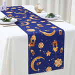 Ramadan Kareem Polyester Table Runner Decoration For Home Islamic Muslim Party Supplies Gift EID Mubarak