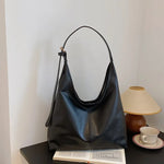 New Tote bag hand bill of lading shoulder women's bag retro simple large bag Tote bag.