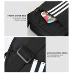 Casual Shoulder Bag for Men Bag Capacity Lightweight Material Side Sling Bag.