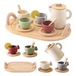 Wooden Toddler Tea Party Toys Set