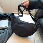 Women's Nylon Dumpling Bag, Large Capacity Crossbody Shoulder Bag.