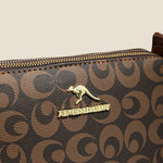 New women's handbag, trendy fashion, retro letter print, top-handle and shoulder bag.