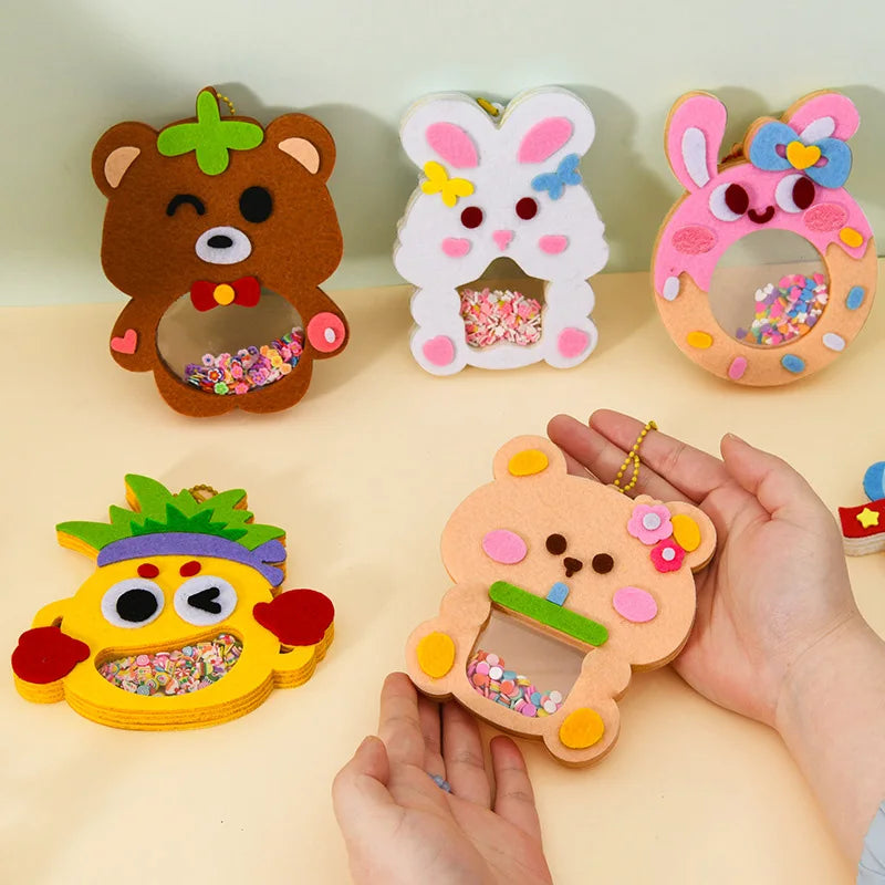 Animal Shake Pendant Art Craft Kits for Kids