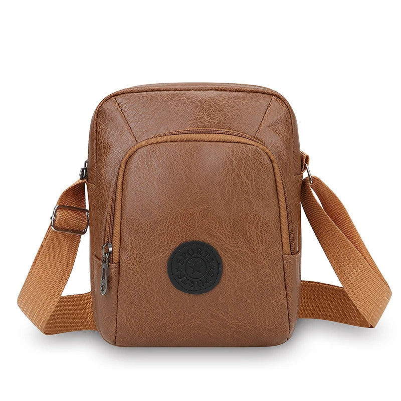 Trendy and Fashionable Men's Crossbody Bag, Versatile Retro Men's Shoulder Bag.
