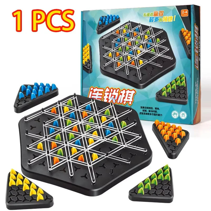 Triangle Link Chess Puzzle Toy