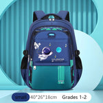 Kids Backpack Children School Bags for Boys Astronaut School Waterproof Primary Book Bag.
