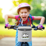 Kids Bike Bag For Handlebars Bike Handlebar Front Bag Quick-Release Multi-Pocket Reflective Pouch.