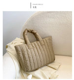 Bags for Women 2025 New Large Capacity Simple Niche Handbags Women's Cotton Clothes.