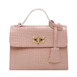 Crocodile print  hand bag for Women.