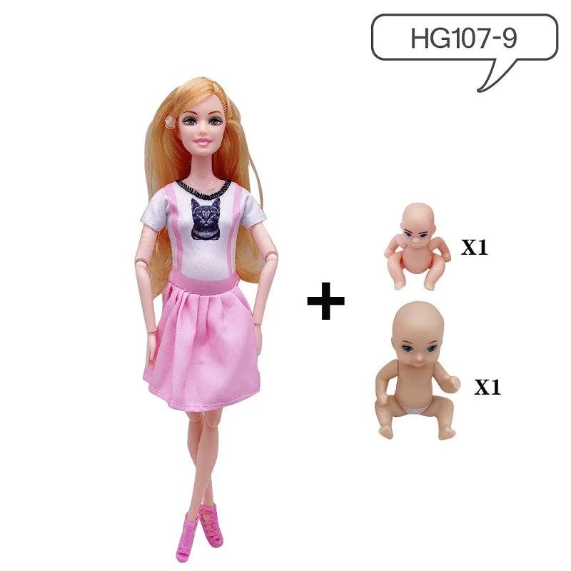 Handmade 11.5Inches Pregnant Doll Mom