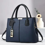 Simple Women's PU Leather Shoulder Bag Large Capacity Handbag.
