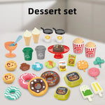 Children's kitchen food, toy sets