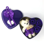 Bear Soap Rose Love Gift Box Romantic Valentines Day
