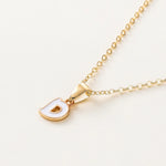 Name Initial Necklace For Women Simple Enamel A-Z Alphabet Pendants Choker Letter Necklaces Fashion Clavicle Chain Jewelry Gifts