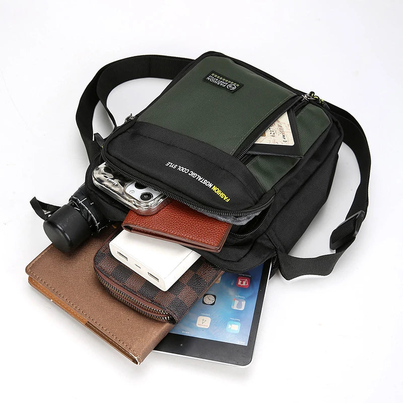 Men Crossbody Bag Single Shoulder Bags Big Capacity Storage Bag.