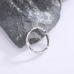 Fashion 925 Sterling Silver Simple Twisted Wire Rings For Women Wedding Fine Jewelry.