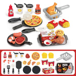 Children's kitchen food, toy sets