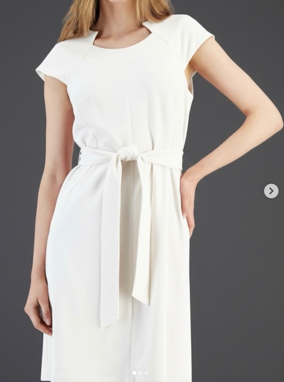 KASPER DRESS (White)