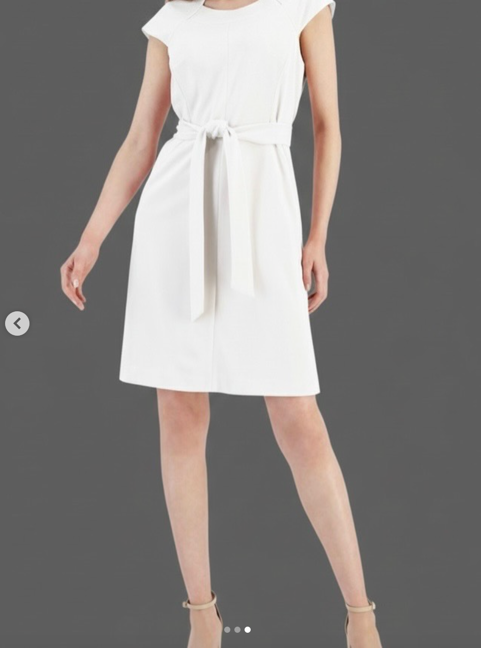 KASPER DRESS (White)