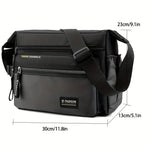 Multifunctional Crossbody Bags for Men, Nylon Waterproof Shoulder Bag, Luxury Design