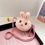 New Cute Little Rabbit Baby Girls Handbags Fashion School Bags for Girls Kids Small Shoulder Lunch Bags.