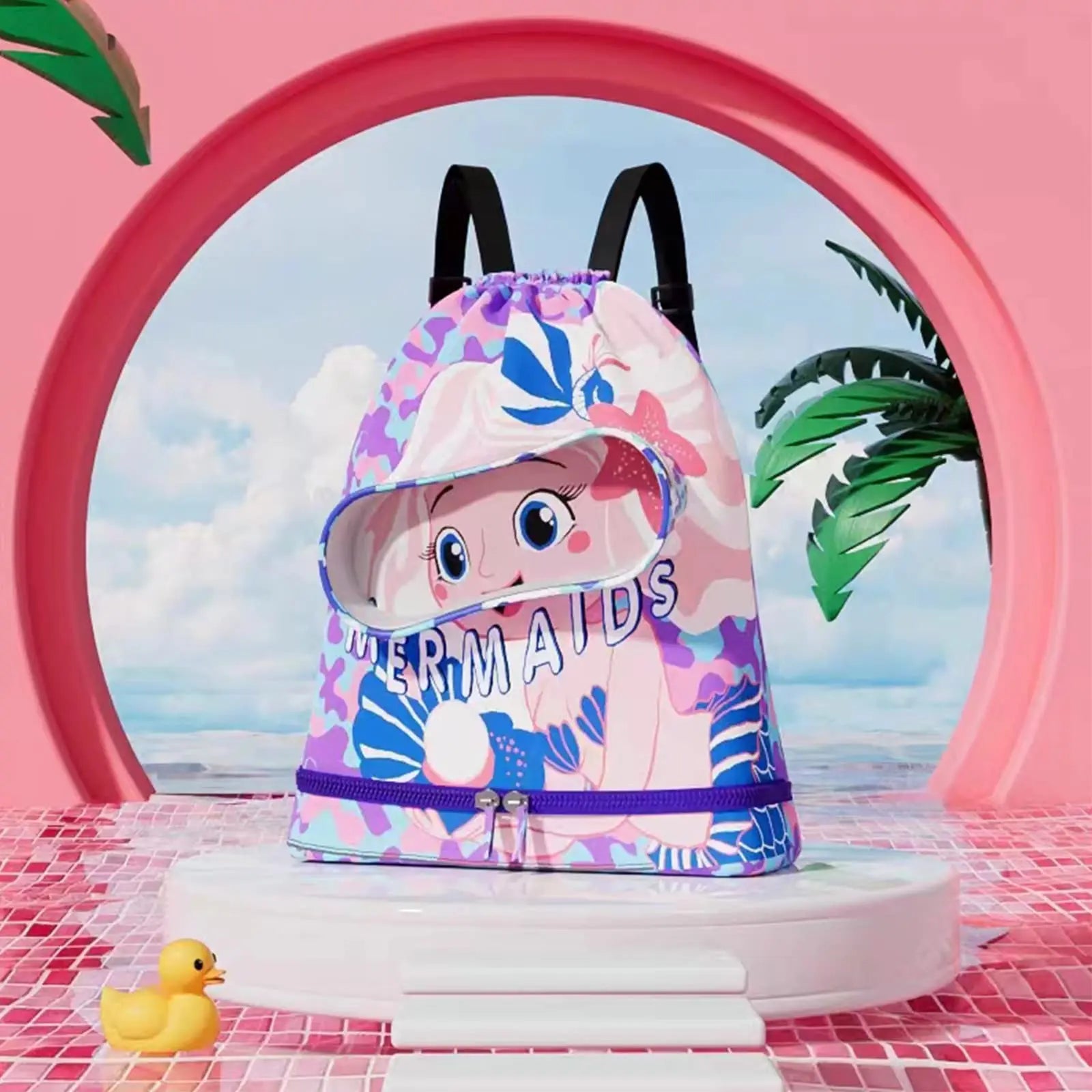 Children's Swimming Bag Kids Waterproof Storage Shoulder Packs Hand Luggage Backpack.