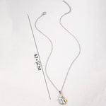 Fashion Women and Dog Necklace Cute Little Girl Puppy Pendants Animal Pet Jewelry