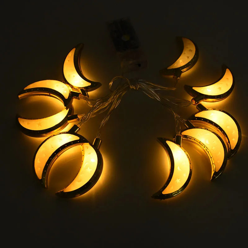 Ramadan Decoration Plastic Lantern Led String Lights