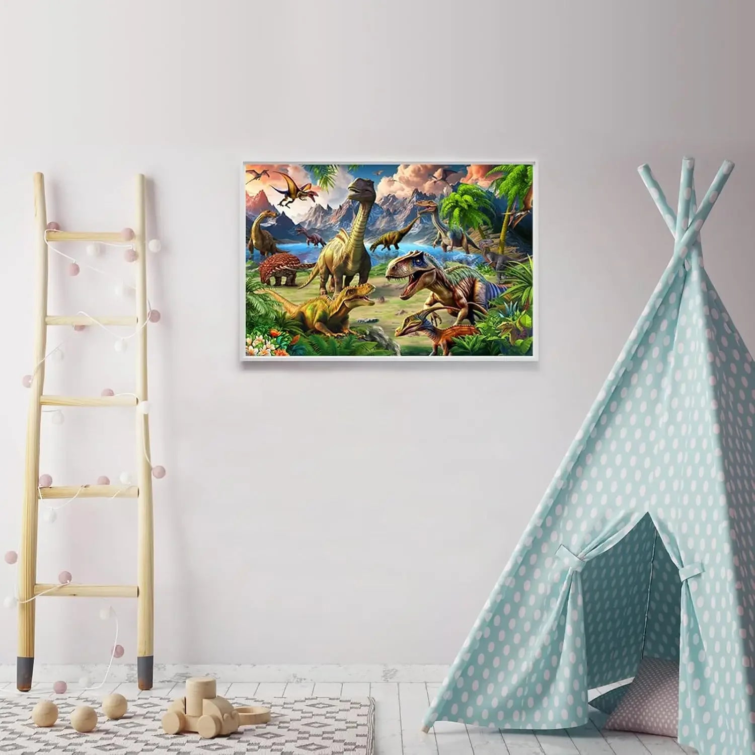 1000/500/300 Pieces Dinosaur World Wooden Jigsaw Puzzles