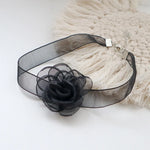 Fashion Necklace for Women Lace Heart Bell Camellia Flower Velvet Clavicle Butterfly Sexy Choker Jewelry